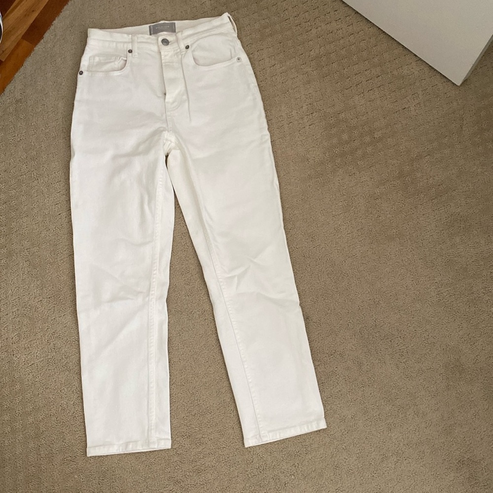 Everlane cream jeans